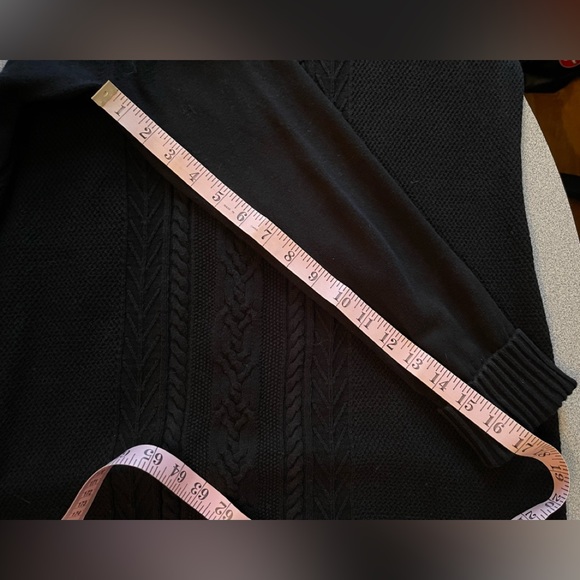 Vintage Tommy Hilfiger Black Sweater Dress Size XL - Picture 9 of 9